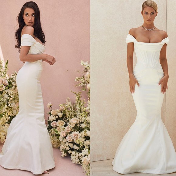 House of CB ‘Antoinette’ Ivory Corset Off Shoulder LIMITED EDITION Bridal Gown - Picture 3 of 16